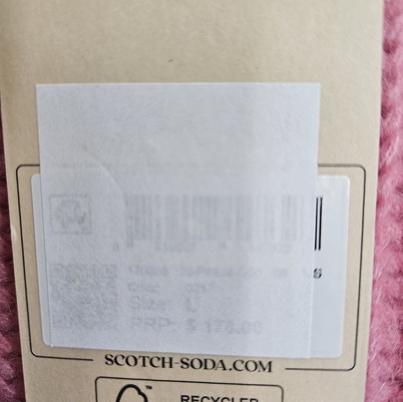 NWT Scotch & Soda Amsterdam Pink Purple Women's Sweater L - Picture 6 of 7